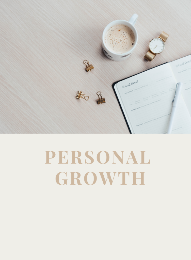 coffee, planner, personal growth