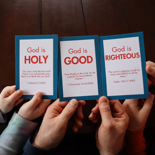 Attributes of God Family Discipleship Cards