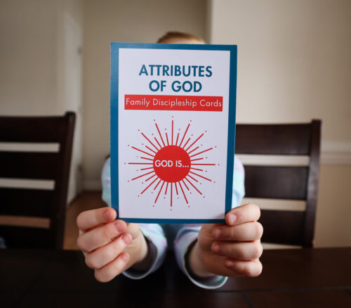 Attributes of God Family Discipleship Cards